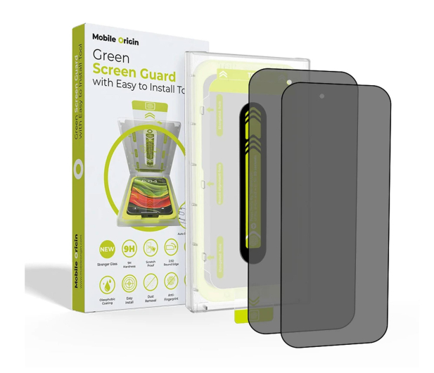 Mobile Origin Screen Guard Privacy with easy applicator pack iPhone 17 Pro - 1504095 - zdjęcie